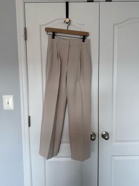 2 Short Abercrombie & Fitch Beige Wide-Leg Trousers